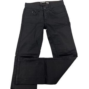 Pre-Loved BZR Bruuns Bazaar Women Black Jeans Cotton Straight Leg Denim US 27